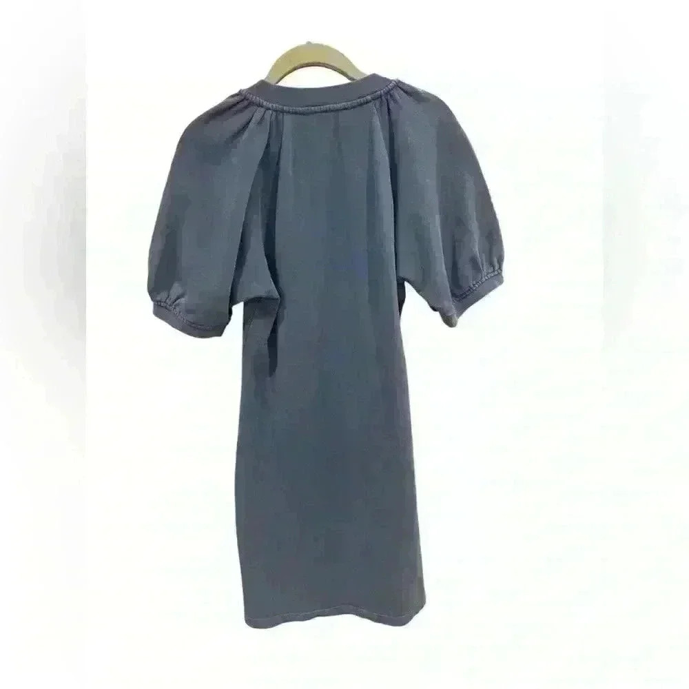 Derek Lam 10 Crosby Karlie Blue Cotton Mini Dress M - Picture 4 of 5